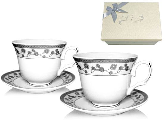 Bella Fiore Šapo 250ml porcelán sada 2ks FRANCESCA TR-1805