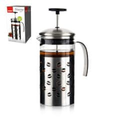 Banquet Konvice french press 1000ml sklo/nerez s filtrem STACEY