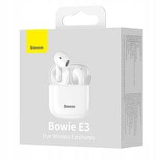 BASEUS Bezdrátová sluchátka do uší Baseus Bowie E3 TWS Vodotěsná