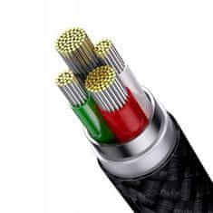 BASEUS Sada kabelů USB - USB typ C / microUSB / Lightning Baseus Starspeed