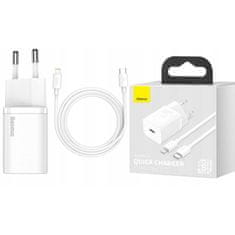 BASEUS Baseus Apple Lightning, USB typu C na síťovou nabíječku Apple 3000 mA 20 V