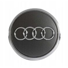 BB-Shop Dekielki Emblematy Audi 60 mm Zestaw 4 Szt Grafit