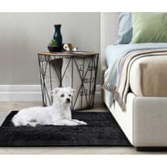 KOMFORTHOME Protiskluzový koberec Soft Rabbit 160x220 cm Barva černá