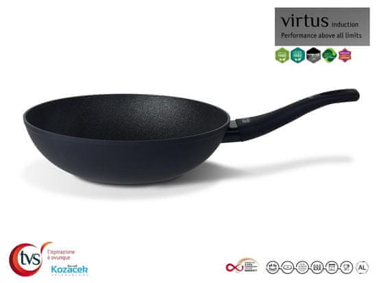 TVS Pánev WOK nepřilnavá ¤28cm VIRTUS indukce