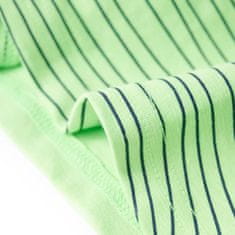 Vidaxl Dětské tričko neonově zelené 104