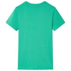 Greatstore Dětské tričko zelené 104