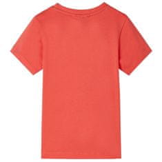 Greatstore Dětské tričko světle červené 128