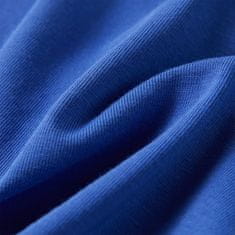 Vidaxl Dětské tričko kobaltově modré 140