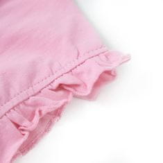 Vidaxl Dětské tričko s krátkým rukávem jasně růžové 92
