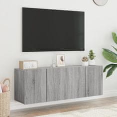 Vidaxl TV skříňky nástěnné 2 ks šedé sonoma 60 x 30 x 41 cm