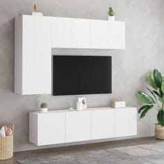 Vidaxl TV skříňky nástěnné 2 ks bílé 60 x 30 x 41 cm