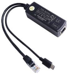 HADEX POE Splitter 5V/3A, USB C