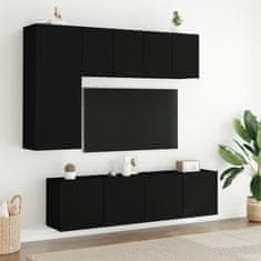 Vidaxl TV skříňky nástěnné 2 ks černé 60 x 30 x 41 cm