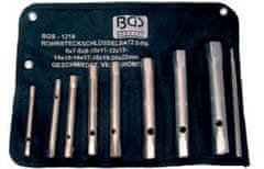 BGS technic Klíče trubkové, oboustranné 6x7-20x22mm, 8ks - BGS 1218