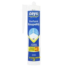 Ceys Silikon koupelna a kuchyně CEYS bílý, 280ml