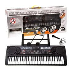 JOKOMISIADA Velké varhany Keyboard MQ-809 USB MICROPHONE IN0029