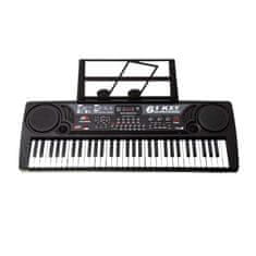 JOKOMISIADA Velké varhany Keyboard MQ-809 USB MICROPHONE IN0029