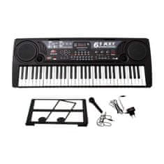 JOKOMISIADA Velké varhany Keyboard MQ-809 USB MICROPHONE IN0029