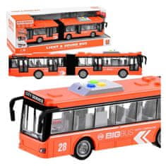 BB-Shop Dlouhý kloubový AUTOBUS 44cm světlo ZA3833