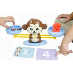 KOMFORTHOME Učíme se počítat Hmotnost Vzdělávací hra Opice