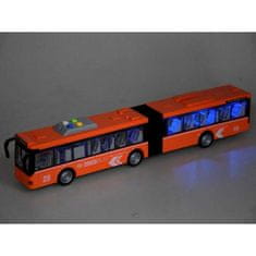 BB-Shop Dlouhý kloubový AUTOBUS 44cm světlo ZA3833