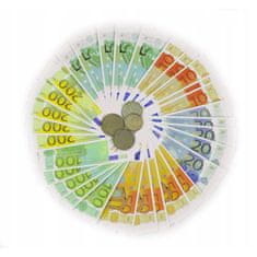 KOMFORTHOME Hračka Peníze Euro Mince 56 kusů