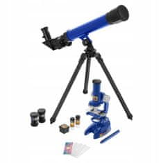 KOMFORTHOME Mikroskopický dalekohled pro děti Vzdělávací sada XL