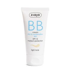 Ziaja BB krém pro mastnou a smíšenou pleť SPF 15 Light Tone (BB Cream) 50 ml