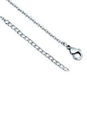 Vuch Krásný ocelový náhrdelník Květina Riterra Silver