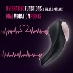 Blush Blush Temptasia Heartbeat Panty Vibe with Remote Black-Pink