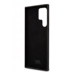 Karl Lagerfeld  Liquid Silicone Choupette NFT Zadní Kryt pro Samsung Galaxy S23 Ultra Black