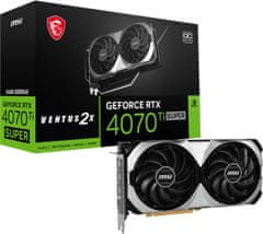 MSI GeForce RTX 4070 Ti SUPER 16G VENTUS 2X OC, 16GB GDDR6X