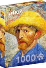 ENJOY Puzzle Vincent Van Gogh: Autoportét ve slaměném klobouku 1000 dílků