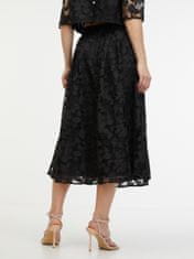 Orsay Černá dámská krajková midi sukně 36