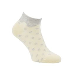 Zdravé ponožky dámské bavlněné barevné letní sneaker puntíkované ponožky 6402224 4pack, 35-38
