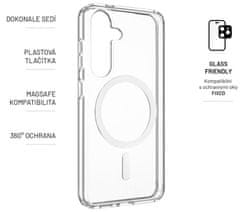 FIXED Zadní kryt MagPure s podporou Magsafe pro Samsung Galaxy S24, čirý FIXPUM-1256