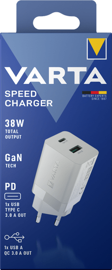 Varta nabíječka Speed Charger 38 W Box (57955101111)