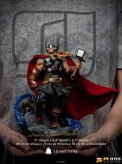 Iron Studios Iron Studios - socha Marvel - Thor Unleashed Deluxe, měřítko 1:10 - 28 cm