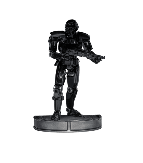 Iron Studios Iron Studios socha - Star Wars The Mandalorian Dark Trooper, měřítko 1:10 - 24 cm