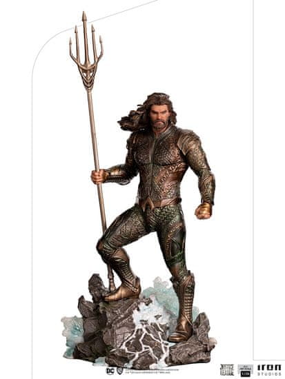 Iron Studios Iron Studios socha DC Comics: Zack Snyder's Justice League - Aquaman, měřítko 1:10, 29 cm