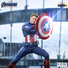 Iron Studios Iron Studios socha Marvel: Avengers Endgame - Captain America 2023, měřítko 1:10, 19 cm