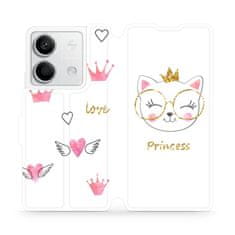 Mobiwear Knížkové flip pouzdro - Xiaomi Redmi Note 13 5G - MH03S Kočička princess