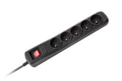 LP Prodlužovací kabel Power strip Armac R-5 1,5 m černý URZ3051-1.5