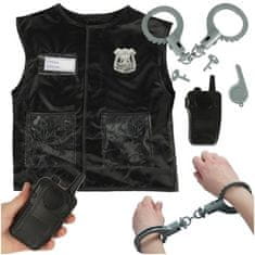 KIK KX4297 Karnevalový klučičí kostým policista