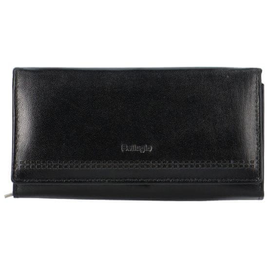 Bellugio Trendy velká dámská peněženka Bellugio Loprina, černá