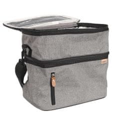 Intesi Termoobědová taška Zippi XL šedá