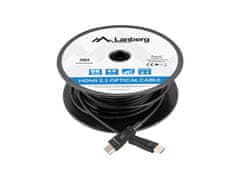 shumee LANBERG HDMI KABEL M/M V2.1 50M 8K OPTICKÝ AOC CA-HDMI-30FB-0500-BK