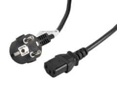 shumee Lanberg kabel CA-C13C-11CC-0050-BK (C13 / IEC C13 / IEC 320 C13 F - Schuko M; 5m; černý)