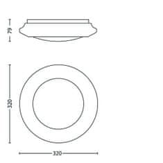 Philips Philips SVÍTIDLO CINNABAR LED/16W/230V 33362/31/16