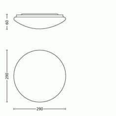 Philips Philips NOV 2015 Twirly 27K SVÍTIDLO STROPNÍ ŠEDÁ 1x12W 240V 31814/87/16